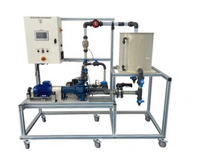 BCP 200 – Banc d'essai de deux pompes à eau avec moteur EN balance