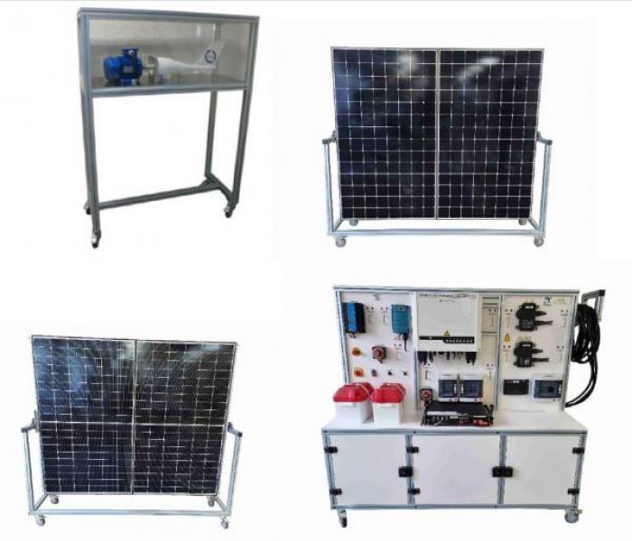 ERC 100 – Production d’energie éolienne site isolé, solaire injection avec batterie et solaire injection