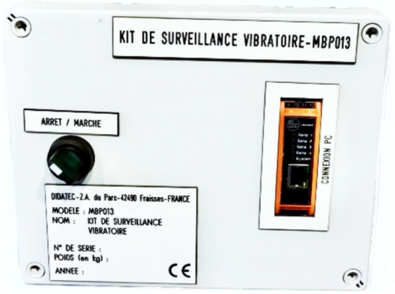 MBP 013 – Kit d'anayse & de surveillance vibratoire nomade
