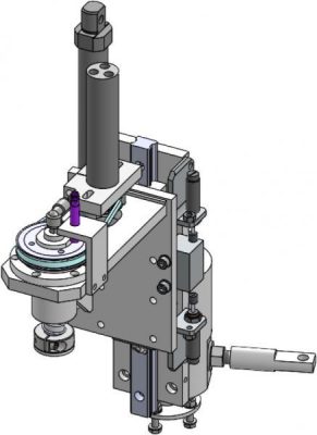 MLP 338 – SOUS-SYSTEME MECANIQUE PREHENSEUR COMPLET - Ensemble fourni sur un pied de support, identique à celui de la machine réf MLP335