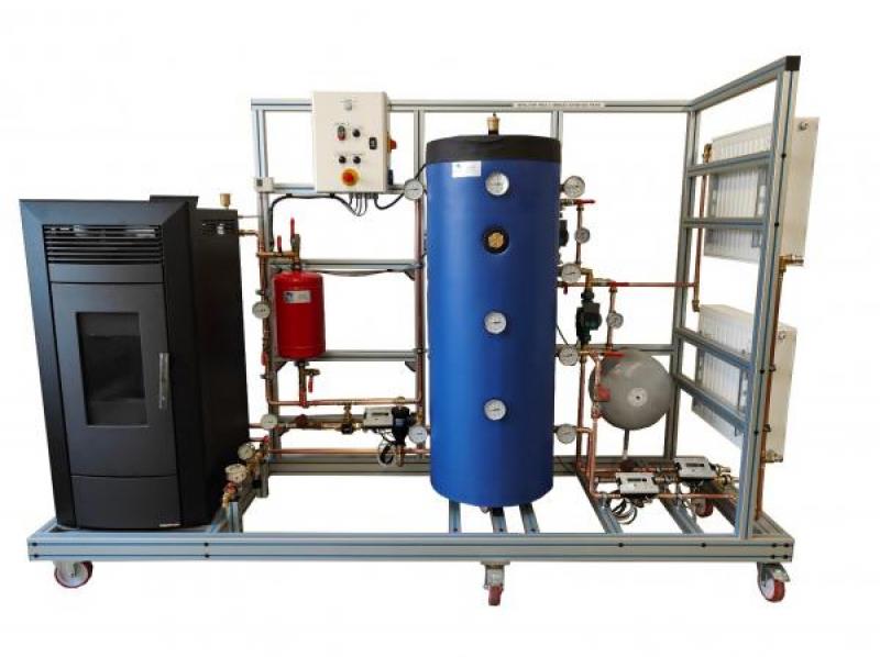 POG 100 – Installation poêle à granulés automatique 16 kw